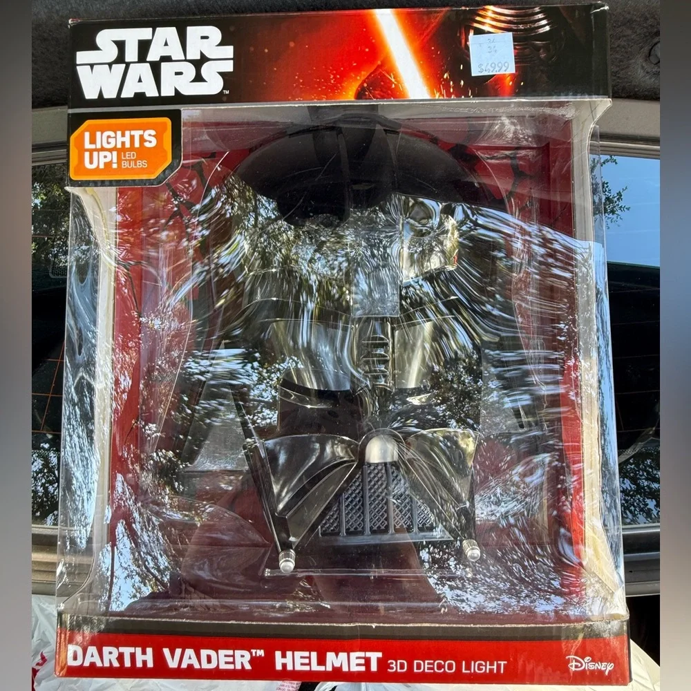 Star Wars Darth Vader Black LED Helmet 3D DECO Light